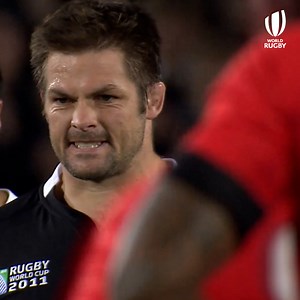 What a way to get things started 💥 🇹🇴 Tonga Rugby Union's Sipi Tau 🆚 All Blacks' Haka 🇳🇿 #OTD #RWC2011 | Rugby World Cup