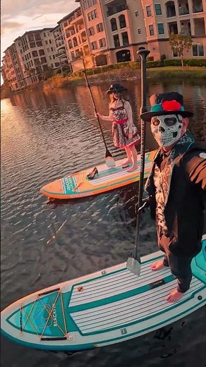 Unearthly Halloween SUP fancy dress on the water! Witches, Ghouls and Floating Fiends.