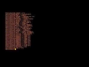 1H Long Relaxing Coding Screensaver Encrypted Programming Code Video VJ Loop no sound, no music