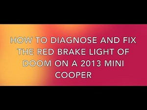 How to diagnose and fix the red brake light of doom