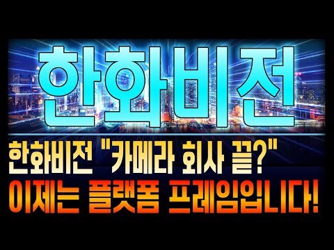 한화비전 주가전망. (핵심 재방) 한화비전, 뉴스는 좋은데 주가는 왜? 답은 ‘통합 생태계’