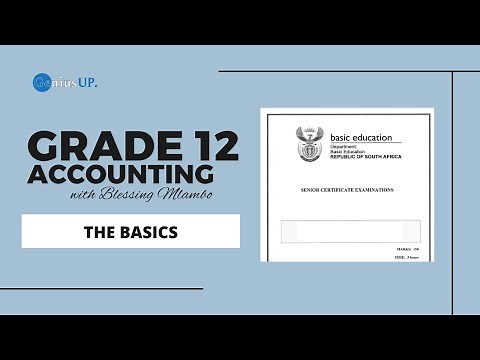 1. Grade 12 Accounting Basics