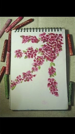 Oil Pastels Flower's Tutorial 🪷#foryou