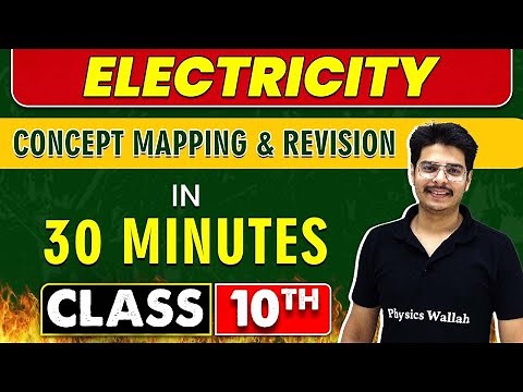 ELECTRICITY in 30 Minutes || Mind Map Series for Class 10th
