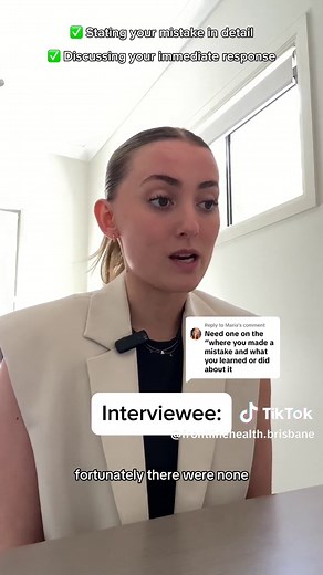 Replying to @Maria thanks for your suggestions everyone, keep them coming! How to answer the interview question: Describe a time you made a mistake, what you did about it and how you learned from it? 🤔 #interview #interviewtips #interviewquestions #healthcareworker #careertiktok #careeradvice #nursesoftiktok #recruitment #patientcare #healthcare