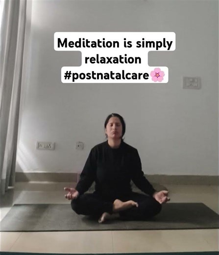 #postnatalcare 🌸 beautifully described by @gurudev ji - Meditation is de-concentration.✨