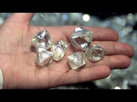 Como identificar diamantes brutos confundidos com outras pedras