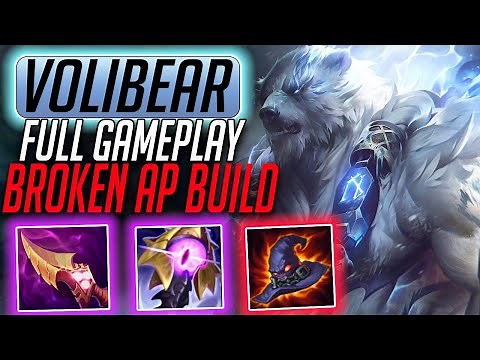 WILD RIFT VOLIBEAR BROKEN AP JUNGLE BUILD??! VOLIBEAR FULL GAMEPLAY