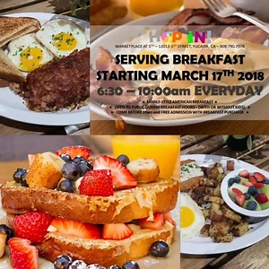 HopIn! Breakfast starts TOMORROW!! 🎉🎉🙌🙌🎉🎉 6:30am - 10am ▪ Open to Public ▪ FREE Admissions to Playground if you come before 10am with Breakfast purchase! Come Start Your Day at HopIn! 😎 | Hop-In Indoor Playground & Cafe