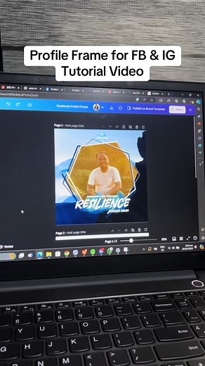 Paano Gumawa ng Profile Frame sa Facebook at Instagram: Canva Video Tutorial