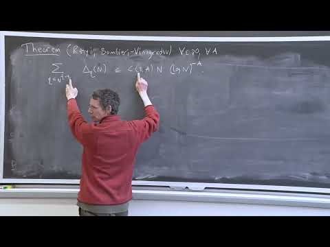 Lecture 07: Applications of the Large Sieve to Number Theory