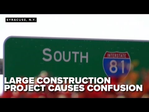 Syracuse officials urge alternate routes amid I-81 construction congestion