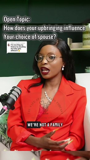 open topic: how does your upbringing influence your choice of a spouse? | Perseverance Maremeni