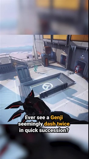 Dash twice with Genji with this simple tech! #fyp #fypシ #foryou #gaming #esports #overwatch #ow2 #overwatch2 #overwatchtips #genji #genjioverwatch #akshon #akshonesports