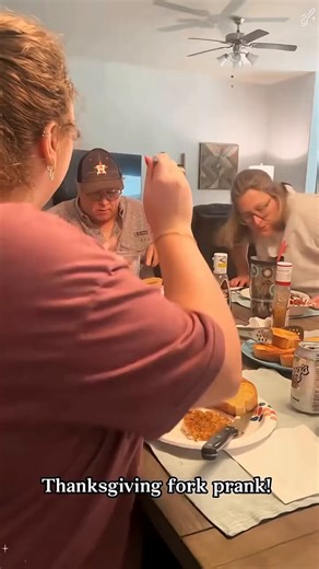“Forktaneous extended sabotage” sounds like the official title of a family dinner gone wrong 😂🍴 Chaos, comedy, and one very suspicious fork.