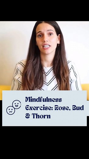 Mental Matters on Instagram: "A more mindful way to reflect: the Rose, Bud and Thorn exercise. You can do this exercise with yourself, your partner or simply with your close friends."
