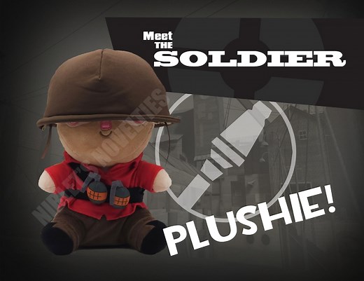 Team Fortress 2 - Soldier Plushie - Etsy
