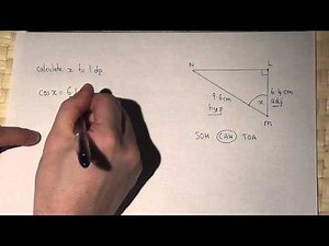 Trigonometry : using SOHCAHTOA to find missing angles