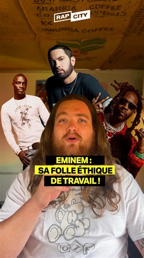 Tu savais que Eminem est autant un bosseur ? 👀 La légende du rap US Eminem cache pas mal de secrets dans sa carrière 🔥 Mais y’a un truc que racontent ceux qui on collaboré avec lui : le gars a une éthique de travail de malade ! Akon est resté choqué des horaires de boulot d’Eminem, et c’est ce que @erwan_hlx te raconte dans cette vidéo 😦 Et toi tu connais d’autres faits inédits sur des rappeurs ? #eminem #akon #rap #rapus #rapfr #feats #wtf #2chainz | RapCity