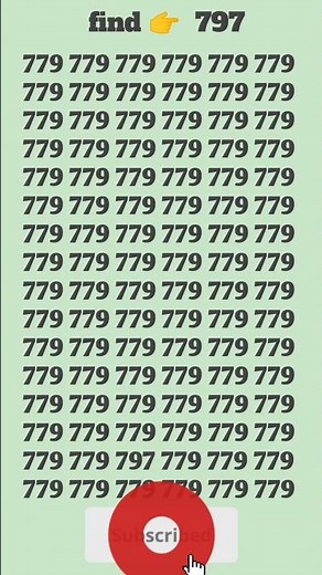 find the odd number 👉 797 #shorts #viralvideo #viral