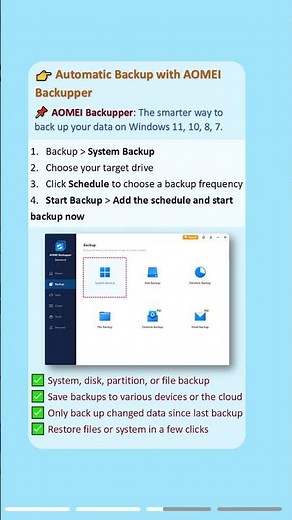 Stop Losing Files! Set Up Automatic Backup on Windows 11 #backup #windows11 #security #data