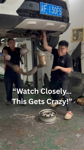 Installing a catalytic converter in the car failed