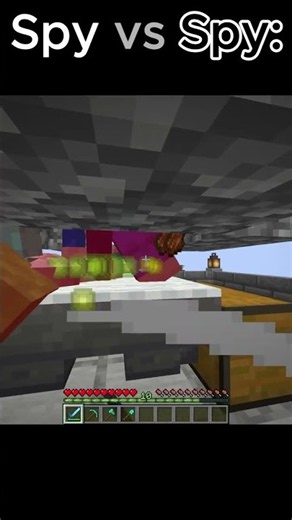 that was NOT a zombie... #minecraft #spyvsspy