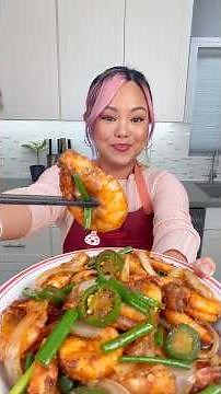 Stir Fried Shrimp recipe 🦐 #recipe #cooking #foodlovers