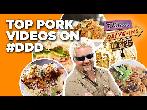Top Pork Dishes on #DDD with Guy Fieri | Diners, Drive-Ins and Dives | Food Network