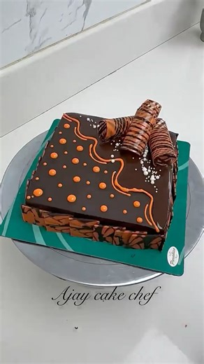 Amazing chocolate truffle cake decorating ideas #trufflecake #trending #shortsfeed #chocolatecake