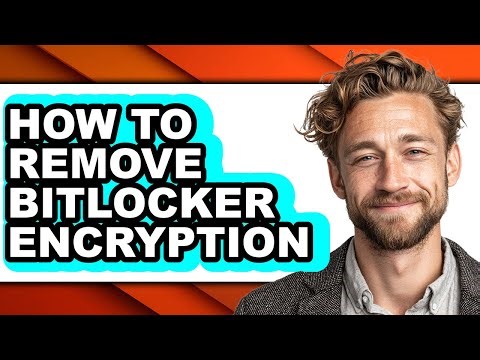 How to Remove Bitlocker Encryption (only Way)