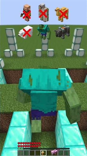 How THICC Are Minecraft Mobs? 😂 #nobatidao