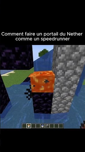 J’ai voulu faire un simple portail du Nether… et voilà ce qui s’est passé 💀#shorts