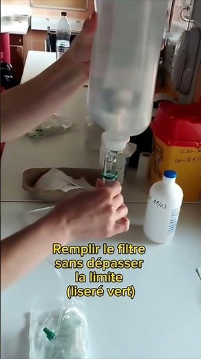 préparation perfusion simple #ifsi #infirmière #étudiants #nursingstudent #perfusion #cours #stage