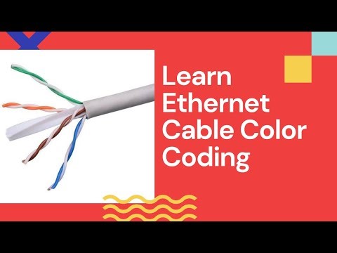 Ethernet cable color code #netwroking #ethernetcable