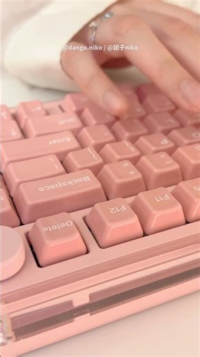 🍓ceramic keycaps☁️thocky creamy typing sounds