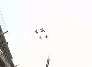 Cannons and an F-16 fly over: How the  Indiana National Guard coordinates Indy 500 military ceremonies