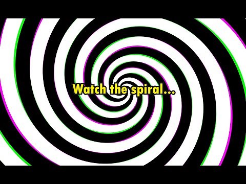 Simple hypnosis commands (Hypnotic spiral with subliminal messages) #SammieHypnotizes