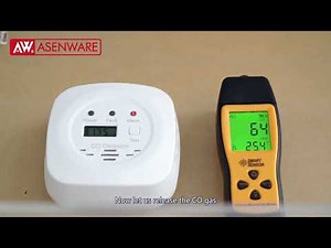 How to test Carbon Monoxide Detector with real CO