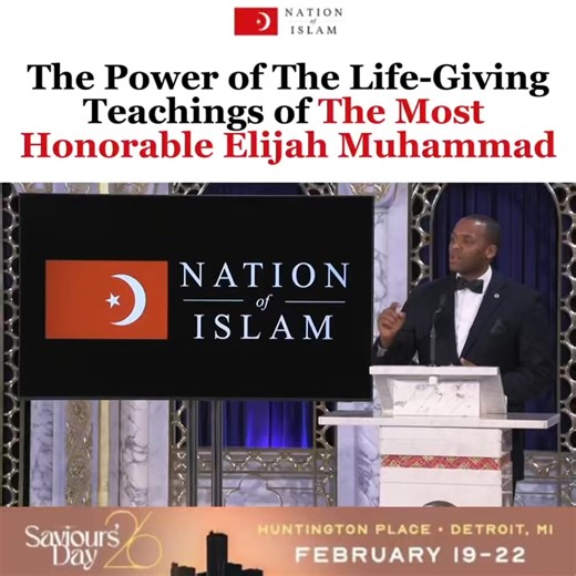 Listen to The Power of The Life-Giving Teachings of The Most Honorable Elijah Muhammad! 📲 Watch share the full replay of “Allah (God) Makes All Things New” Part 2 delivered by Student Minister Ishmael Muhammad webcast.noi.org/sunday-replay/ #NOISundays #Farrakhan #ElijahMuhammad | The Nation of Islam