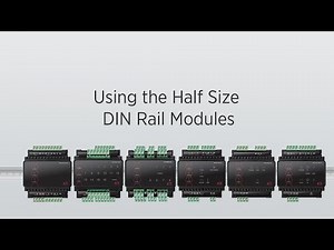 Using the Half Size DIN Rail Modules