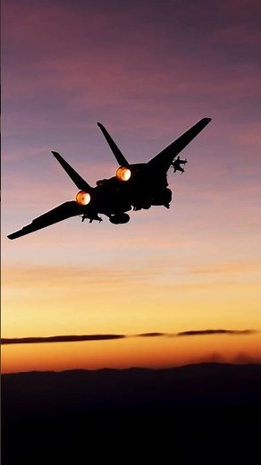 FULL AFTERBURNER: F-14 Tomcat conducts evasive maneuvers, somewhere over the Indian Ocean
