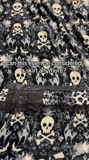 pinkprix ☠︎︎ on Instagram: "perfect accessory for layering over jeans or leggings #microskirt #emo #altfashion #diy #smallbusiness"