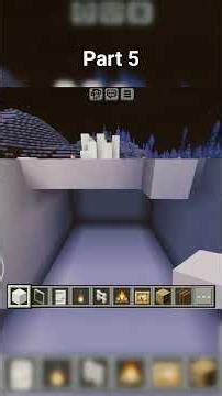 I Built a Snow Castle in Minecraft! ❄️🏰 | Winter Build Part 5 #minecraft #snow #shorts