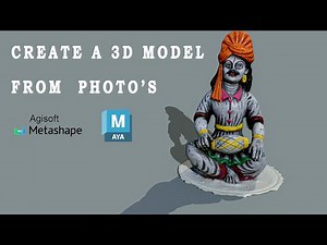Create a PhotoRealistic 3D Scan model from Photos using Agisoft Metashape