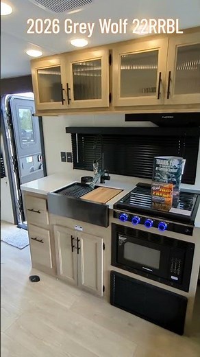 NEW Toy Hauler! 2026 Grey Wolf 22RRBL