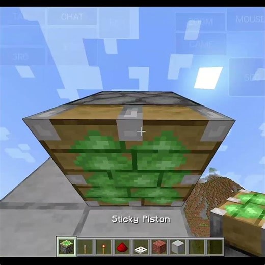 MINECRAFT GARAGE DOOR💀 #minecraft #gaming #minecraftbuilding #garagedoor