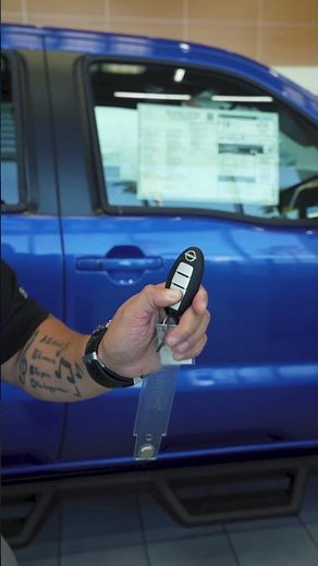 Roll down the windows with the key on the 2026 Nissan Frontier Pro 4X
