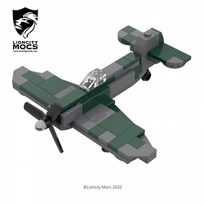 LEGO MOC-103524 Spitfire WWII Mini Aircraft MOC (Creator 2021)