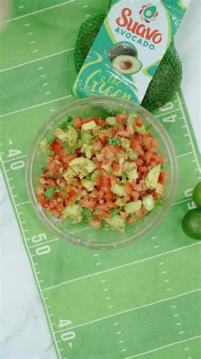 Gear up for game day with Avocado Lime Salsa! 🏈 Fresh Suavo Avocado® and zesty Darling Limes® score a touchdown of flavor in this crowd-pleasing app! ✨🥑 | Darling Citrus